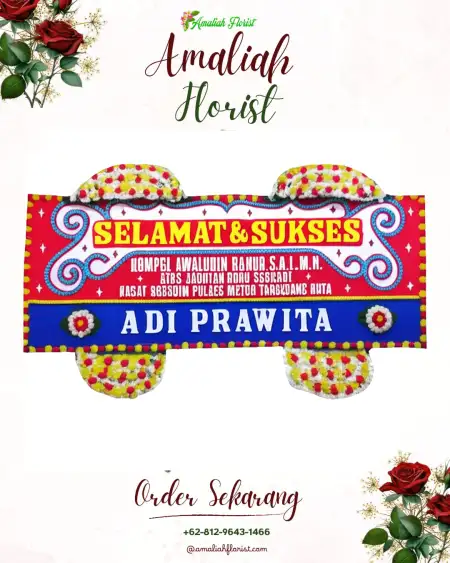 Papan Bunga Ucapan Selamat Darmaji